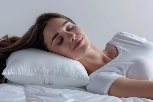 mujer descansando